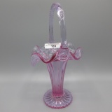 Fenton pink basket-9