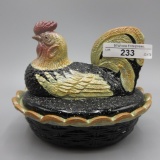 Fenton Folk Art chicken-4.5