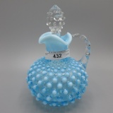 Fenton Blue Opal Cruet 7