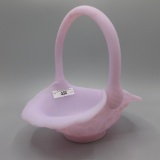 Fenton Lavender Satin Basket 7.5