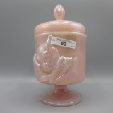 Fenton shell pink Chessie cat