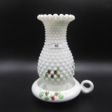 Fenton white Hobnail hurricane-HP Kathleen Sponsler