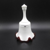 Fenton ruby crest bell