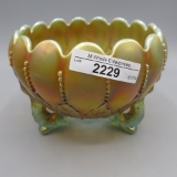 Nwood aqua opal Leaf & Beads rosebowl