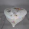 Fenton HP Opal  heart jewelry box