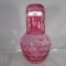 Fenton cranberry coin dot tumble up