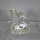 Crystal glass seal