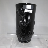 Fenton ebony Mandarin vase