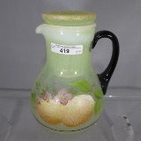 Fenton HP vaseline opal guest set w/ lemons