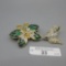 2 brooches-jeweled bird & butterfly
