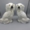 pair of Staffordshire dogs 13.5