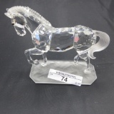 Swarovski crystal Arabian Stallion figurine