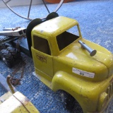 1950's All American Toy Co. Timber Truck & trailer 3 pc. set