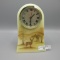 Fenton HP clock w/ Deer - Frederick