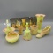 Fenton complete set MAry Walrath painted burmese w/ papers