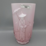 Fenton Empress cased vase