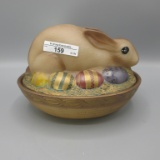 Fenton HP rabbit on nest w/ eggs