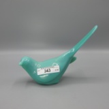Fenton Happiness bird- turquoise