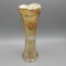 Vintage marigold Carnival vase-8