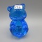 Fenton blue sitting bear