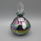 black Carnival Art Glass Hanging Heart perfume