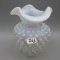 Fenton French Opal. Hobnail vase-5.5