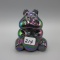 Fenton black amethyst Carnival hippo