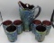 Imperial black amethyst Carnival 7 pc water set