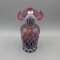 Fenton amethyst Honeycomb pinch vase-6