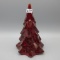 Fenton ruby HP Christmas tree-7.5
