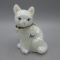 Fenton Birthston March Sitting Cat