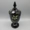 Fenton black HP 2 pc covered candy-9.5