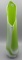 Pilgrim green slag vase-16