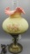 Fenton burmese Dogwood lamp-HP by Tammy Watson