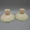 Fenton pair of burmese candlesticks-3