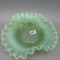 Fenton green opal. Hobnail  bon bon