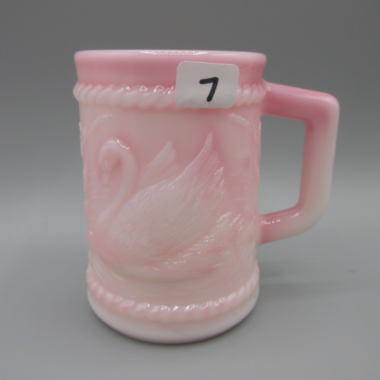 Fenton rosalene Swan mug-4"
