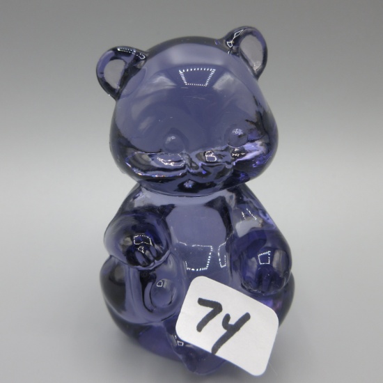 Fenton purple mini bear-2.5"