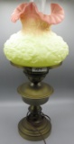 Fenton burmese Poppy student lamp