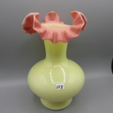 Fenton shiny burmese vase-11