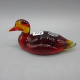 Fenton ruby mallard