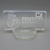 Fenton French opal rectangular logo