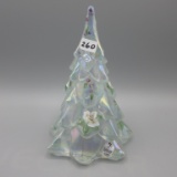 Fenton white Carnival HP Christmas tree-7.5