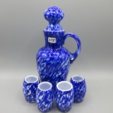 Gibson blue granite 5-pc. pitcher (9.5