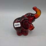 Fenton Ruby Circus Elephant