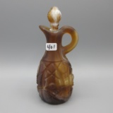 Imperial chocolate slag satin cruet