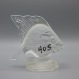 Fenton crystal satin sunfish