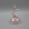 Fenton Pink Owl Ring Holder