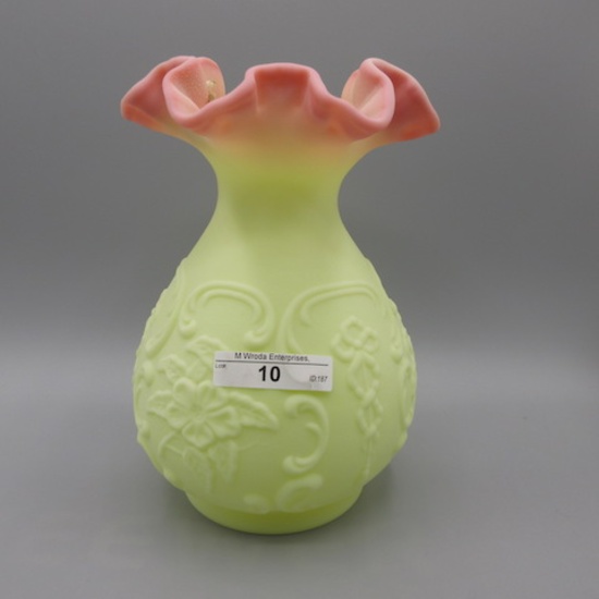 Fenton 7" Burmese Vase