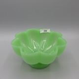 Fenton Jade Melon Bowl